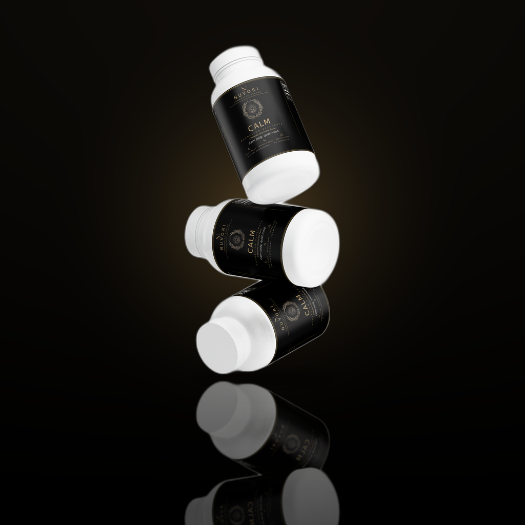 Nuvori Calm bottles floating