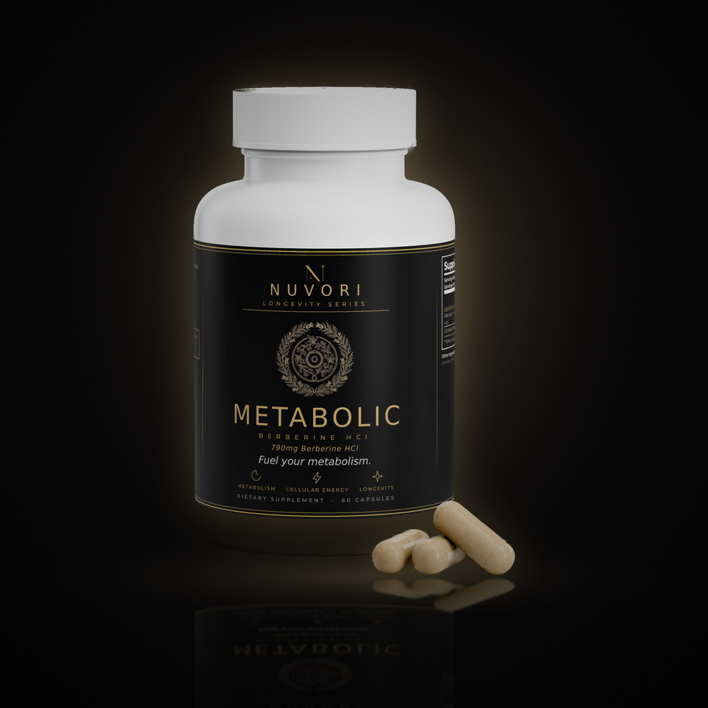 Nuvori Metabolic bottle with capsules