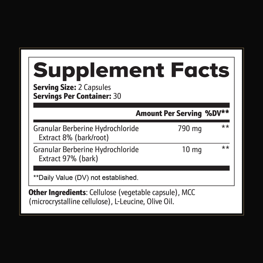 Nuvori Metabolic Supplement Facts
