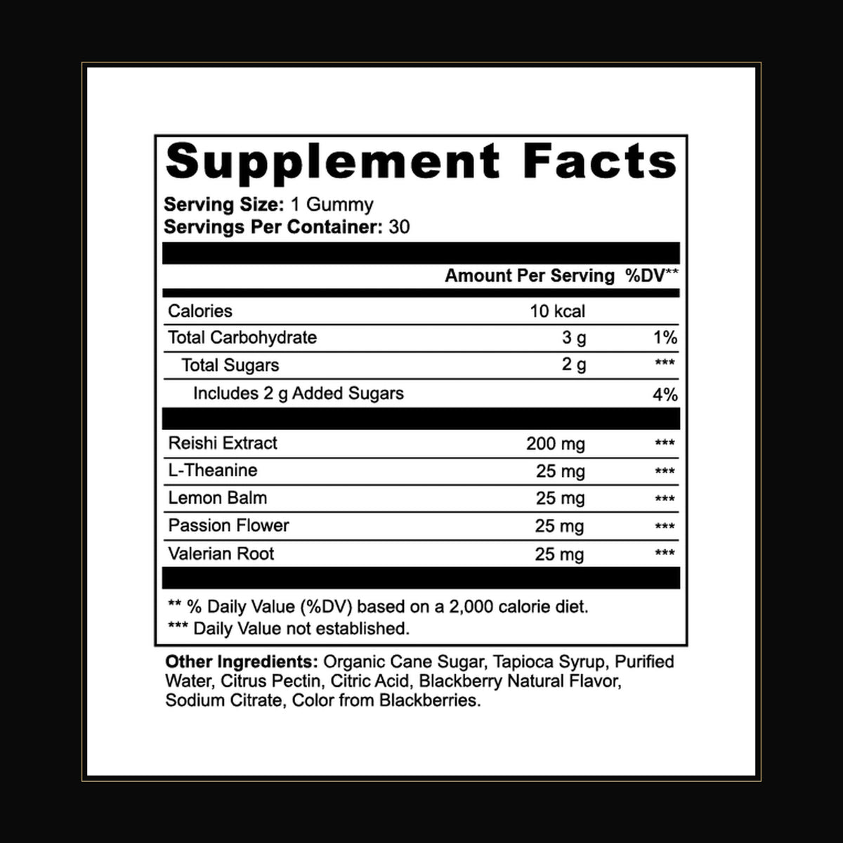 Nuvori Sleep Ritual Supplement Facts